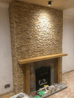 Split Face Mini Mosaic Tile Ledge Stone Beige @ £42.99 per m2