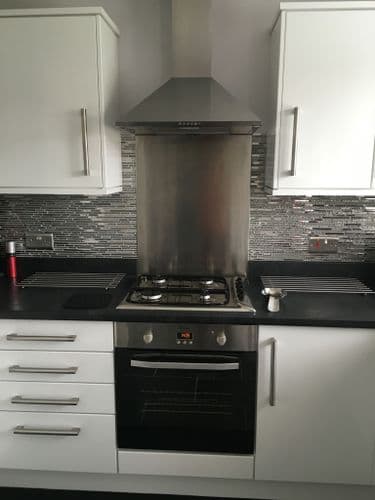 Stainless Steel & Glass Mosaic Mix Tile For Bathroom or Kitchen ( GD0011)