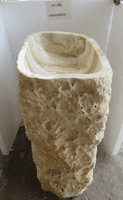 Sumptuous Jurassic Onyx Fossilised  Free Standing Sink