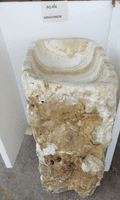 Sumptuous Jurassic Onyx Fossilised  Free Standing Sink