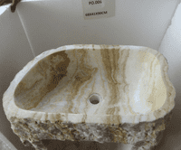 Sumptuous Jurassic Onyx Fossilised  Free Standing Sink
