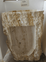 Sumptuous Jurassic Onyx Fossilised  Free Standing Sink