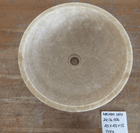 Tondo Jurassic Onyx Fossilised Bathroom Basin approx 45cm (24.06.006)