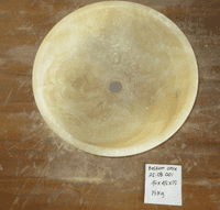 Tondo Jurassic Onyx Fossilised Bathroom Basin approx 45cm (25.08.001)