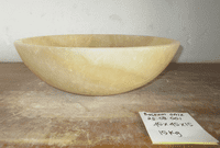 Tondo Jurassic Onyx Fossilised Bathroom Basin approx 45cm (25.08.001)