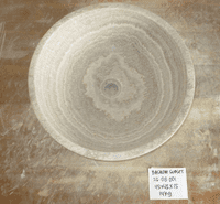 Tondo  Sunset Onyx Fossilised Bathroom Basin approx 45cm (25.08.001)