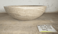 Tondo  Sunset Onyx Fossilised Bathroom Basin approx 45cm (25.08.003)