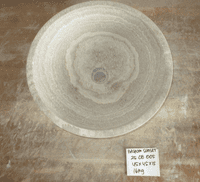 Tondo  Sunset Onyx Fossilised Bathroom Basin approx 45cm (25.08.005)