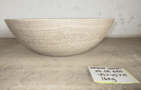 Tondo  Sunset Onyx Fossilised Bathroom Basin approx 45cm (25.08.005)