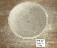 Tondo  Sunset Onyx Fossilised Bathroom Basin approx 45cm (25.08.006)