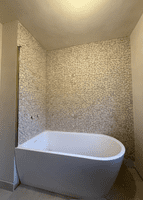 Tumbled White/Cream Marble Interlocking Mosaics Crazy Paving Style @ £49.99 per m2