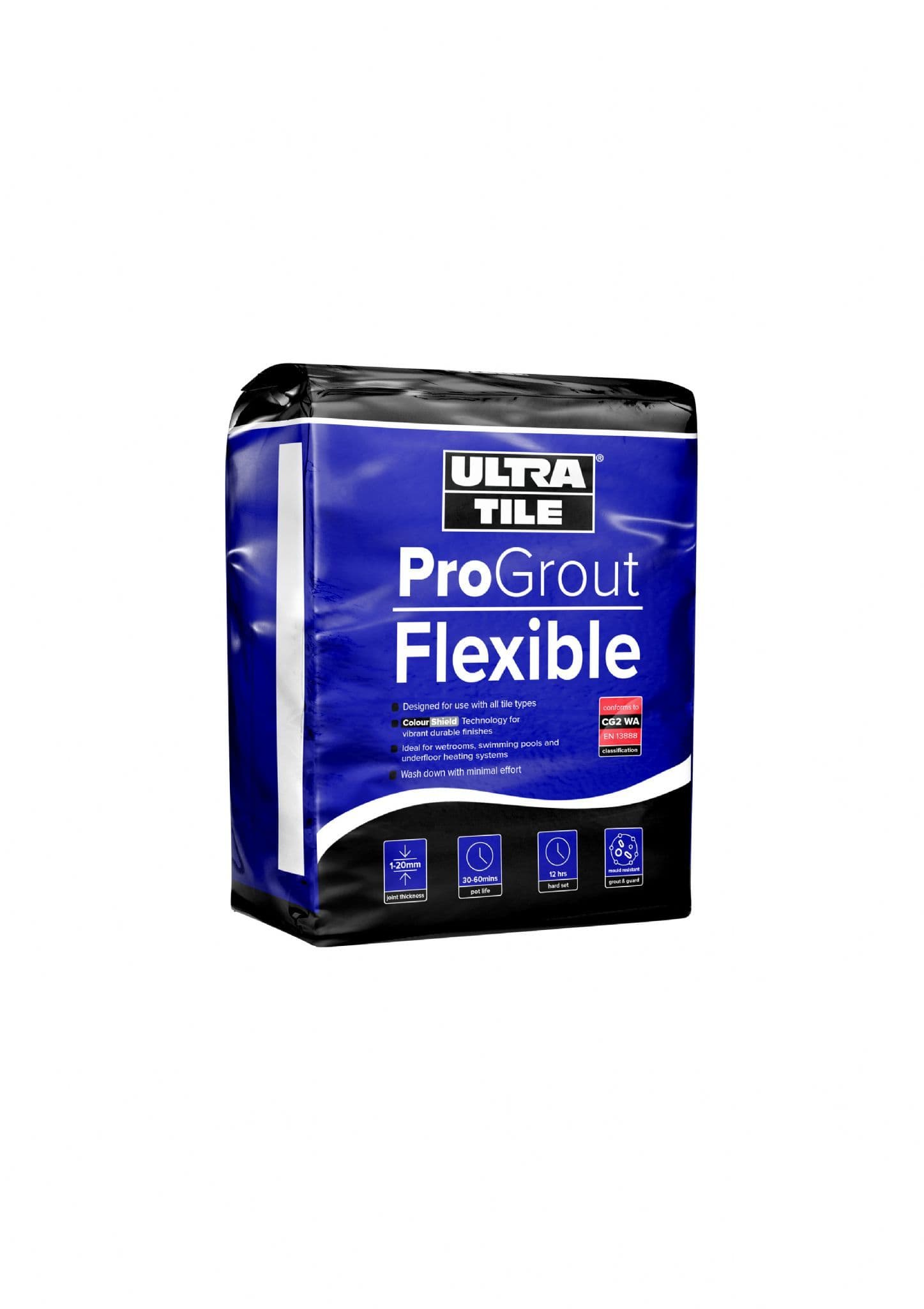 Ultra Tile White Pro Flexible Grout 10KG