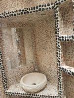 Verona Cream Marble Stone Vessel Sink 40 cm ( WA066 )