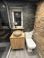 Verona / Scrula  Grey Marble Stone Sink 45cm ( Large model )