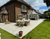 Vitoria Grey Brazilian Slate Outdoor Porcelain Paver 900 x 600 x 20 mm @ £29.99 per m2