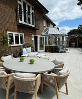 Vitoria Grey Brazilian Slate Outdoor Porcelain Paver 900 x 600 x 20 mm @ £29.99 per m2