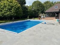 Vitoria Grey Brazilian Slate Porcelain DOUBLE Coping  900 x 300 x 20 mm