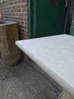 Vitoria Grey Brazilian Slate Porcelain Pool Coping / SINGLE Bullnose / Step 900 x 300 x 20 mm