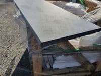 Vitoria Slate Black Anthracite Porcelain Pool Coping / SINGLE Bullnose / Step 900 x 300 x 20 mm