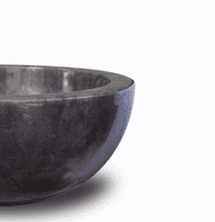 WA002  Black Polished Marble 35 cm Sink/ Washbasin