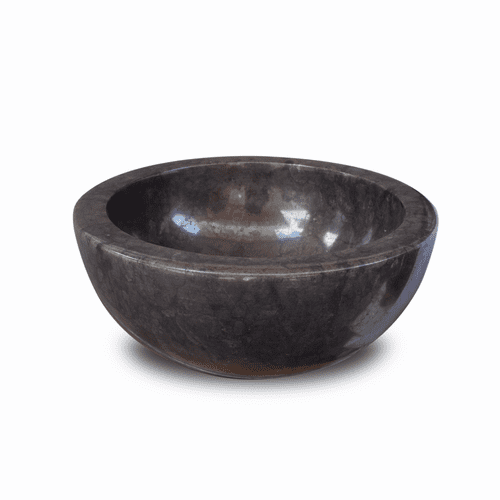 WA002 Black Polished Marble 35 cm Sink/ Washbasin