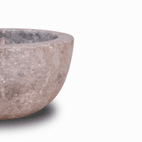 WA002 Grey Polished Marble 30 cm Bathroom / Cloakroom sink