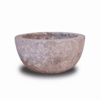WA002 Grey Polished Marble 30 cm Bathroom / Cloakroom sink