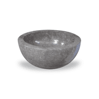 WA002 Polished Grey Marble 35 cm Cloakroom Stone sink