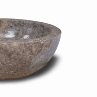 Grey Marble Sinks & Washbasin 40 cm Ibyza grey