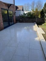Westminster White  900 x 600 x 20 mm Porcelain Garden Patio Slabs @ £29.99 per m2