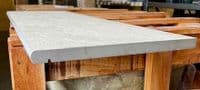 Westminster White Porcelain Bull nose Coping stone Step 900 x 300 x 20 mm