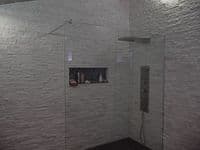 White Quartz Split Face Mosaic Tile for feature walls only £ 34.99 per m2