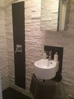 White Quartz Split Face Mosaic Tile for feature walls only £ 34.99 per m2