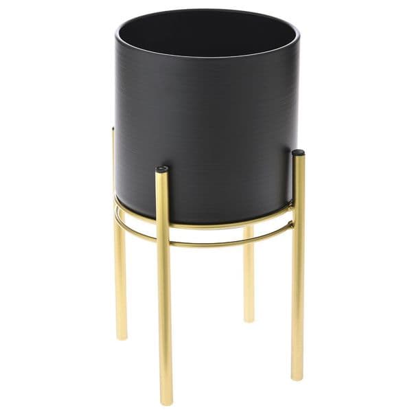 Μεταλλικό κασπό στρογγυλό με πόδια 19Χ28εκ