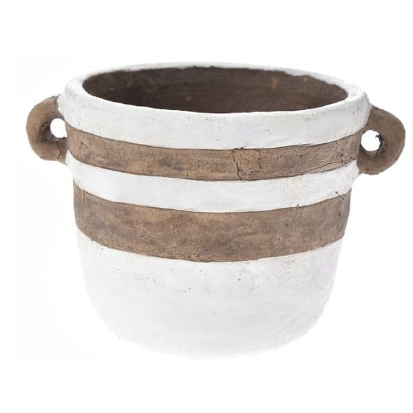 Κεραμικό κασπό στρογγυλό 23Χ18Χ16εκ