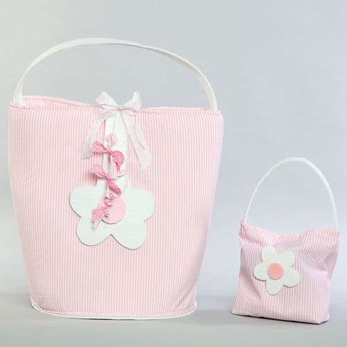 Christening bag / Changing mat flower - Τσάντα βάπτισης / αλλαξιέρα λουλούδι