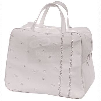 Christening bag crown / τσάντα βάπτισης κορώνα