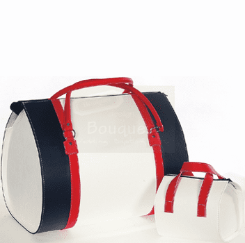 Christening box blue and red / Τσάντα βάπτισης μπλέ και κόκκινο