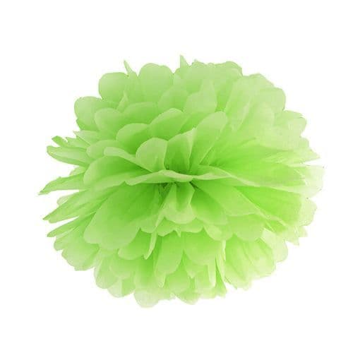 Green Apple Paper Pom Pom 35cm - Πρασινο Μηλο Χαρτινο Πομ Πομ 35εκ.