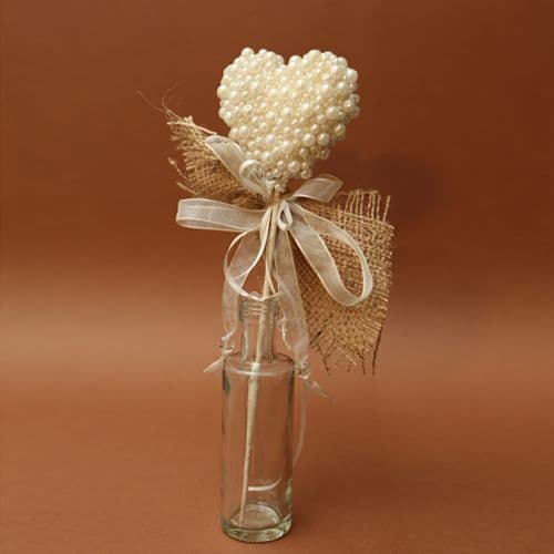 Heart on a stick favour / Μπομπονιέρα καρδιά σε στικ