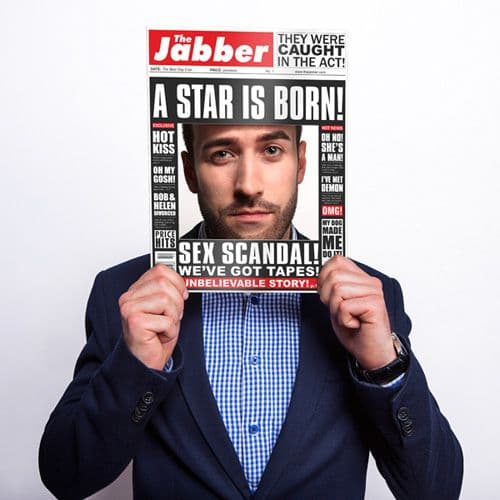 Photo Booth Props - Κάρτες για το photobooth: Tabloid Headlines