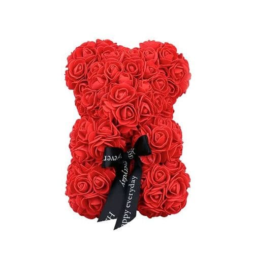Small Rose Bear in a box