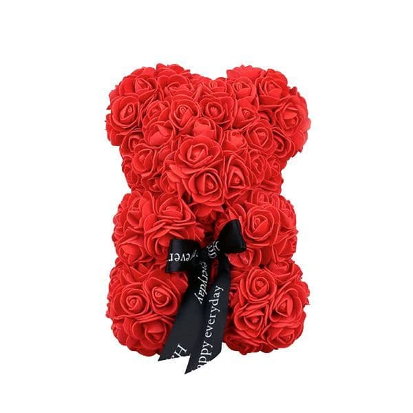 Small Rose Bear in a box