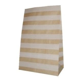Stripes Party bitty bags Set of 12/ Ριγέ χαρτινα σακουλακια Σετ των 12