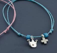 Witness pins modern bracelets with a cross 50 pcs / Μαρτυρικά μοντερνα βραχιολάκια με σταυρό 50 τμχ