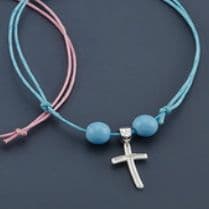 Witness pins modern bracelets with a cross 50pcs / Μαρτυρικά μοντερνα βραχιολάκια με σταυρό 50τμχ