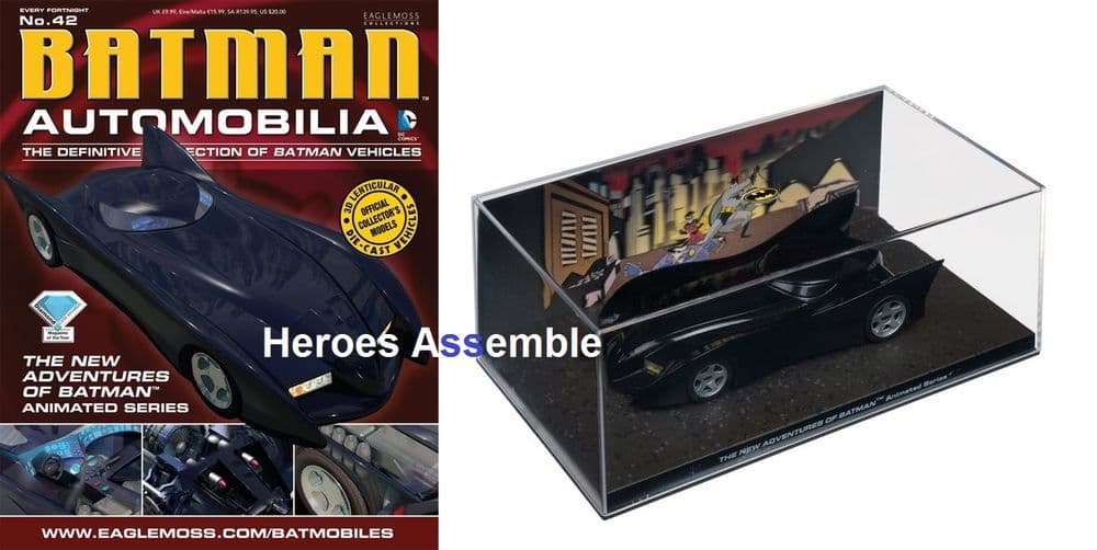 DC Batman Automobilia Collection 42 New Adventures Of Batman Animated