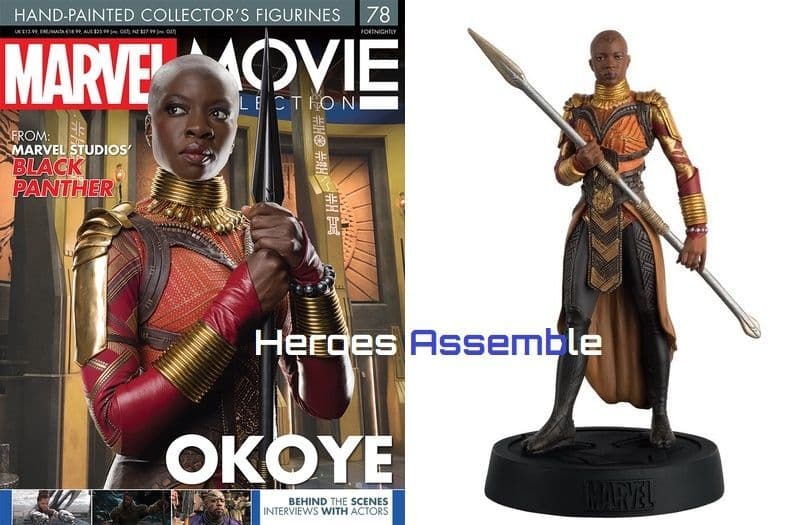 Marvel Movie Collection 078 Okoye Figurine Eaglemoss Publications