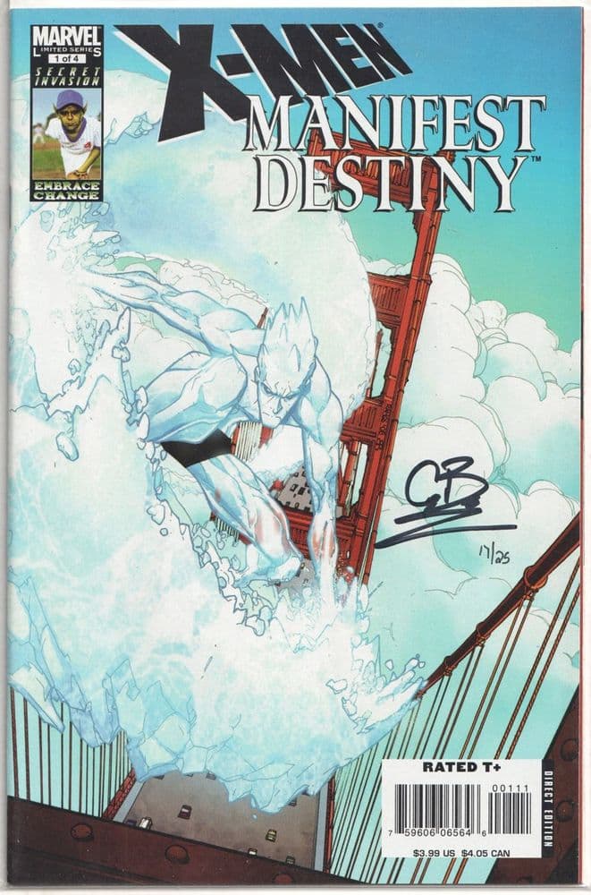 XMen Manifest Destiny 1 Young XMen 10 Dynamic Forces Signed Set DF