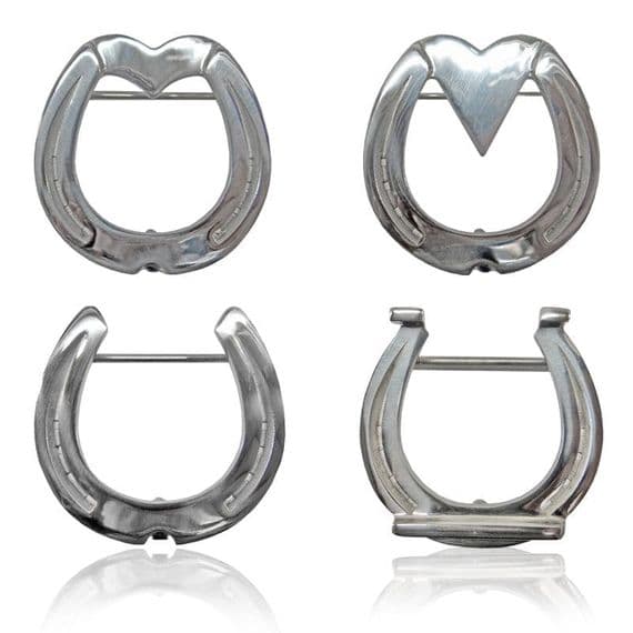 Jim Blurton Clydesdale, Heart Bar, Roadster & Straight Bar Horse Shoe Belt Buckle
